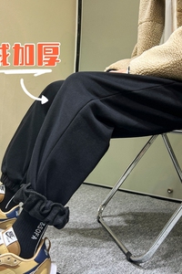 冬季新款加绒加厚卫裤束脚休闲裤 XZ616-TY252 P55控68图片