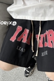 XZ616夏季新款宽松百搭大字母印花休闲五分裤短裤TY356P45控55，男装休闲裤，星座512A（原616）