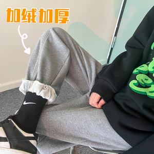 冬季新款加绒加厚卫裤束脚休闲裤 XZ616-TY252图片