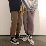 XZ616港风运动加绒加厚男休闲裤KZ18P65控78，男装休闲裤，星座512A（原616）