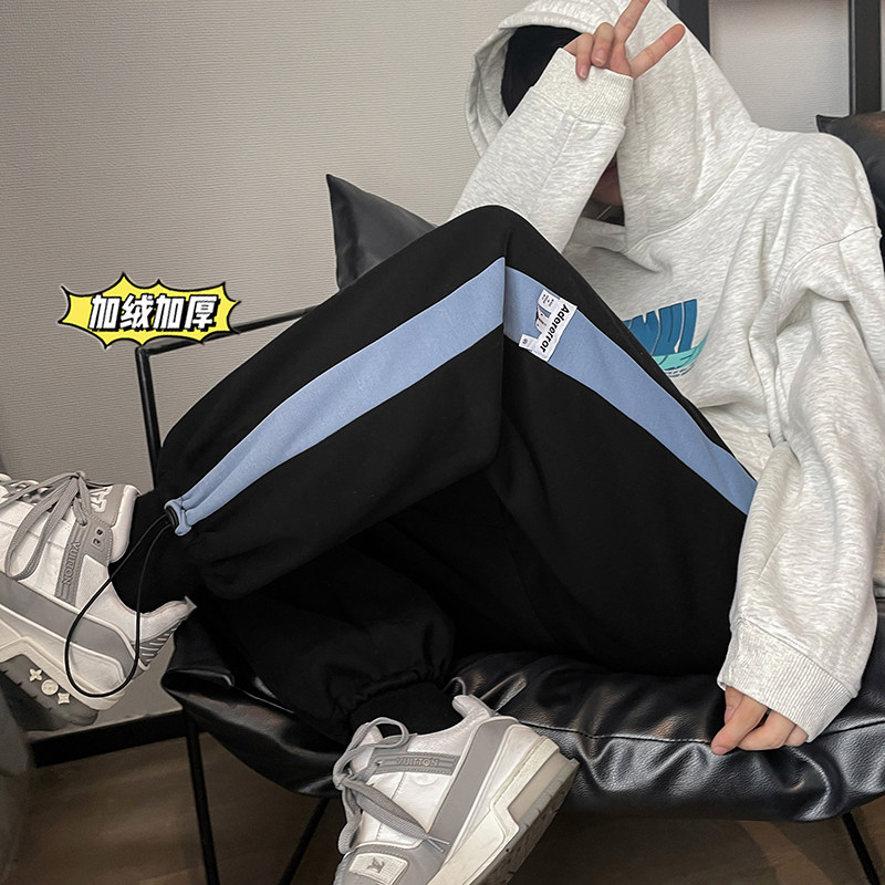 XZ616秋冬季新款韩版贴标加绒加厚休闲卫裤TY240,男装休闲裤,星座512A（原616）