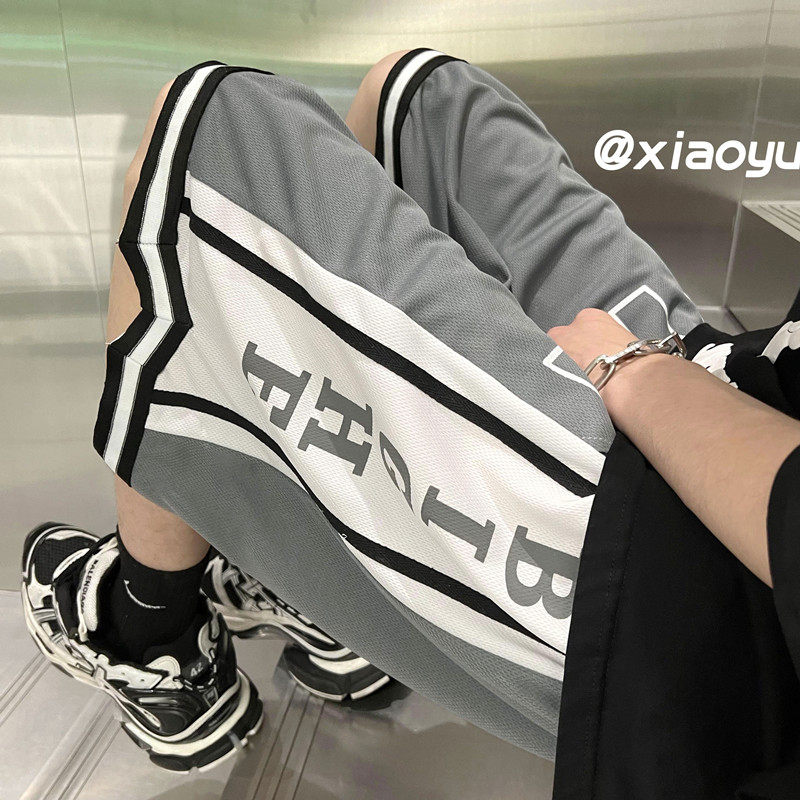 XZ616 夏季眼冰丝篮球裤休闲五分裤 TY348 P45控55图片