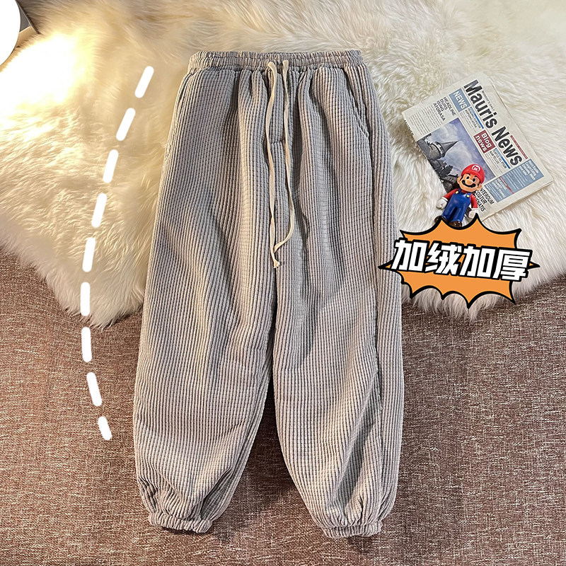 冬季新款羊羔绒玉米粒加绒加厚保暖休闲裤XZ616-TY245,男装休闲裤,星座512A（原616）
