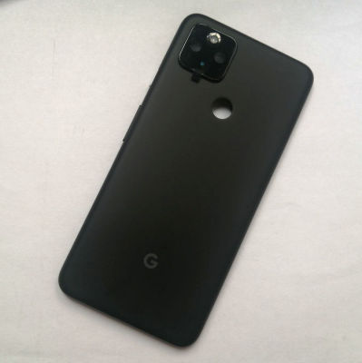 适用于谷歌Google Pixel 4A 5G 黑色后盖 外壳 电池盖 后壳