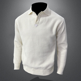 翻领子毛衣菠萝纹外套针织衫上衣高克重羊毛衫MY18659/P145，男装针织衫/毛衣，钱塘730-1