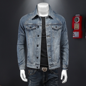 QT5027/D6603/P145 高品质牛仔外套男修身图片