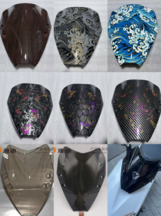 雅迪x5/极光3.0前挡风玻璃/雅迪挡风板原装/弧形雅迪三页标