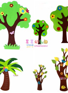 幼儿园教室墙贴无纺布黑板报