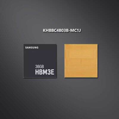 三星HBM3E KHBBC4B03B-MC1J 8.0Gbps,36GB,12Hi HBM内存颗粒