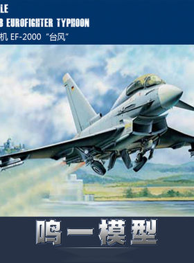 小号手鸣一ef-2000台风拼装模型