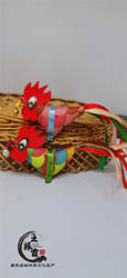 迎春鸡打春鸡宝宝儿童立春节气佩戴传统手工缝制布艺春鸡装饰用品