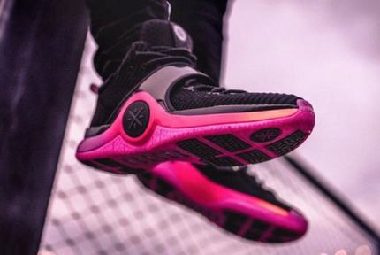 李宁 韦德之道6晨曦 WOW6 Way Of Wade 黑粉限量篮球鞋ABAM089-76