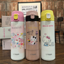 Tiger虎牌儿童保温杯kitty联名款凯蒂猫不锈钢水杯女学生480ml