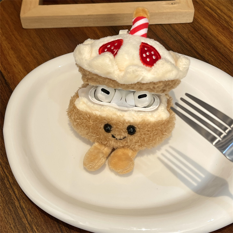 jellycat毛绒蛋糕耳机套
