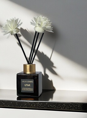 正品栀子花香薰无火藤条家居香薰摆件持久留香200ML装空气清新