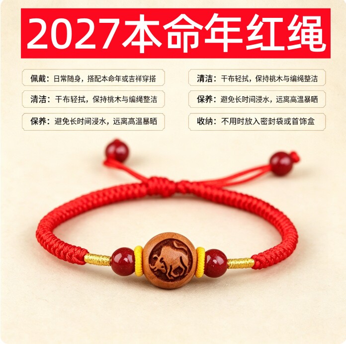 2027年羊年本命年红色物品