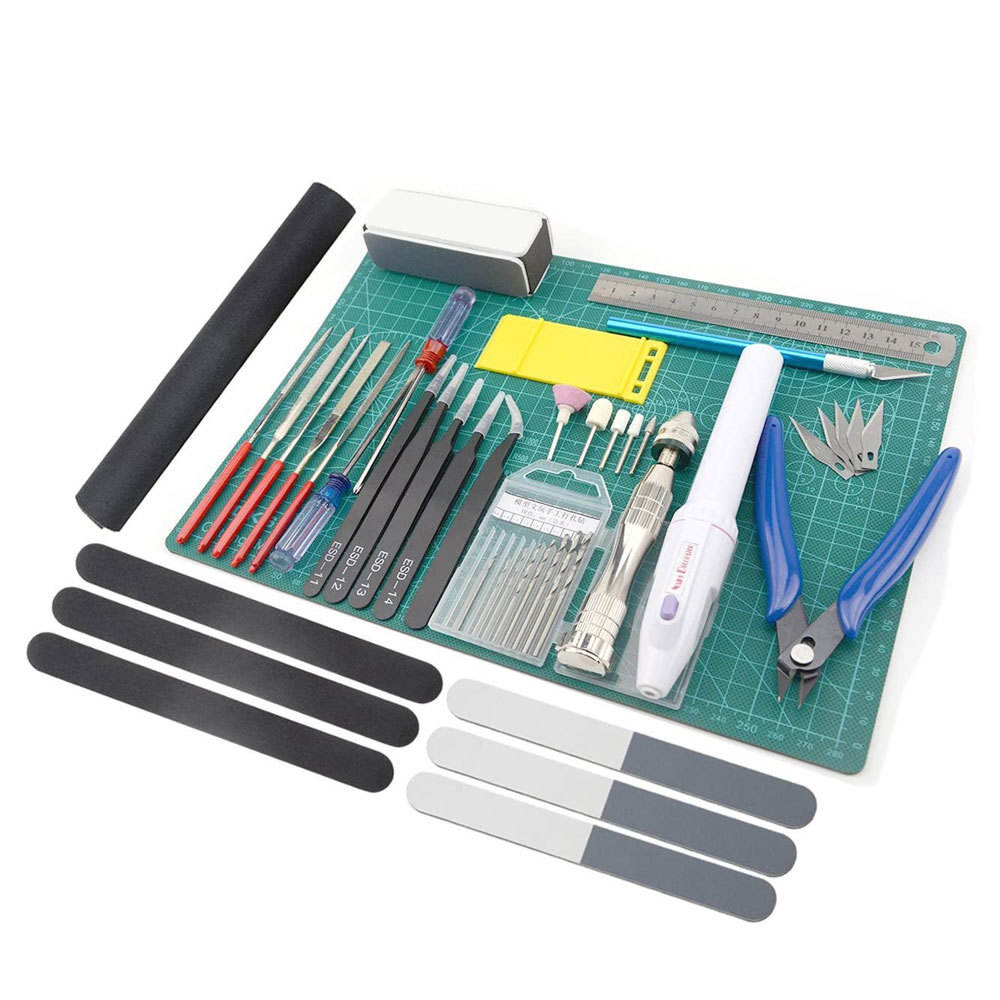 36件航模高达模型套装53件基本手工模型搭建维修组合