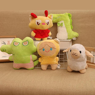 20cm毛绒玩具布娃娃抛洒玩偶公仔 7寸商场抓机娃娃婚庆流量款