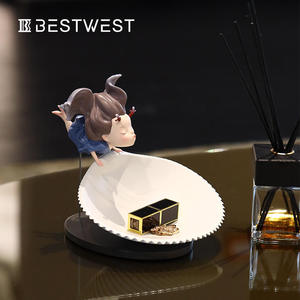 博西家居礼品拾忆家居玄关装饰品艺术品摆件礼物生日贝壳女孩