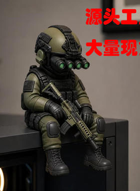 士兵战术新款迷你跨境人偶装饰品