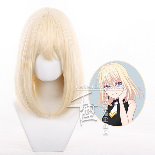 千型三角初华cos假发头皮顶