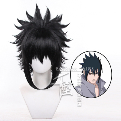 千型火影忍者宇智波佐助cos假发