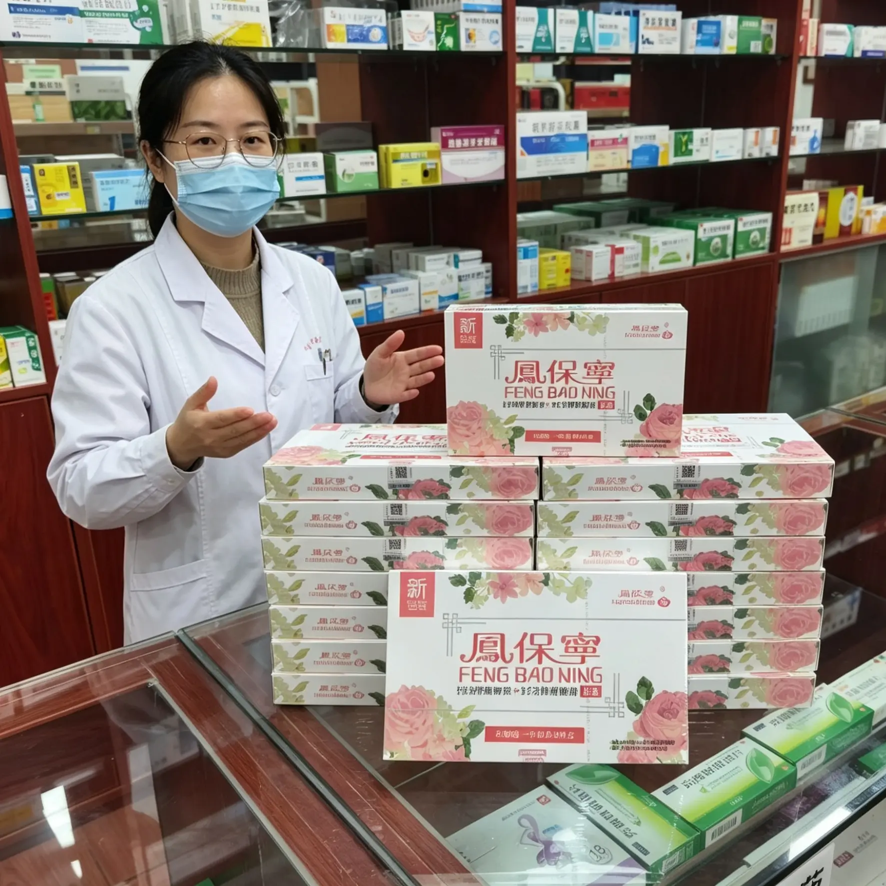 凤保宁妇科清宫拉线丸排毒垃圾女性私密处护理保养正品