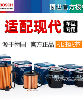 现代ix35朗动ix25名图领动途胜瑞纳悦动索纳塔博世机油滤芯格清器