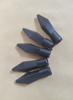 儿童橡胶软箭头户外射箭射击cs游戏儿童玩具弓箭箭头8mm7mm黑色