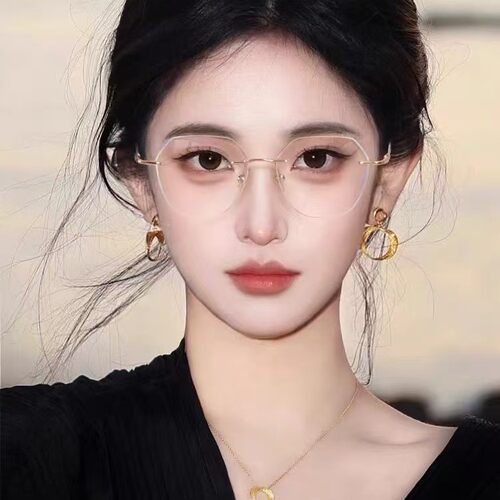明月/康耐特无框男女近视光学镜