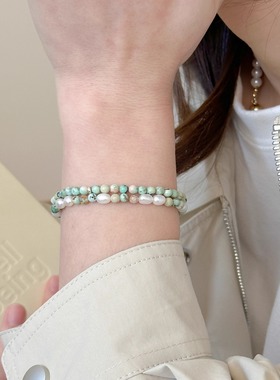 VividEon秘鲁松石+天然淡水珍珠