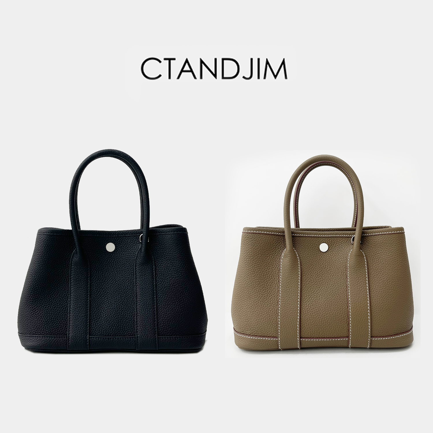 CTANDJIM  进阶版 bb尺寸大象灰花园包 托特包 购物袋