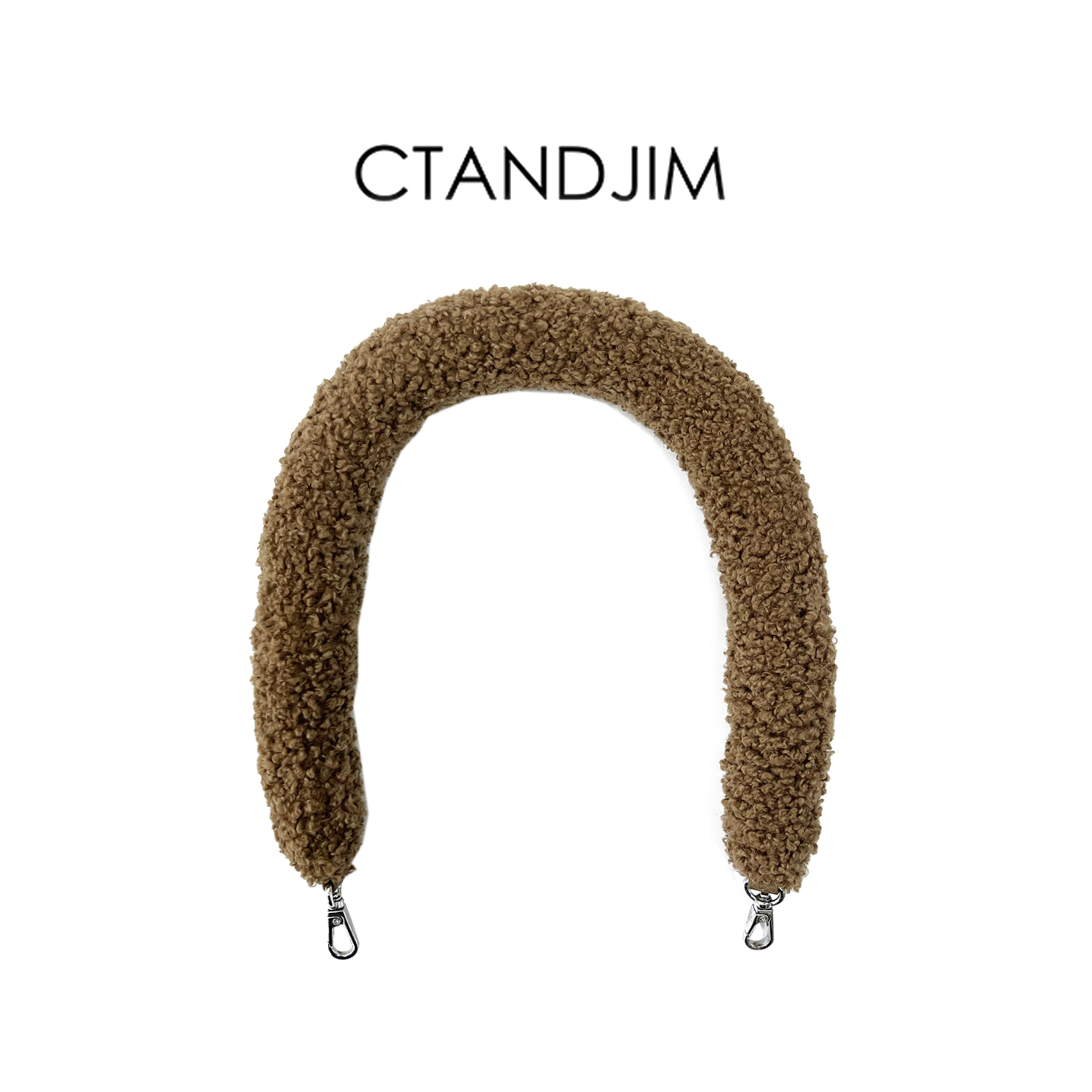 CTANDJIM有趣的腋下肩带 毛茸茸hobo肩带 包包配件 肩带
