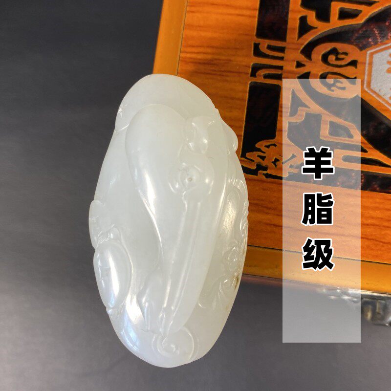 收藏级 新疆和田白玉籽料生肖马男女款吊坠独籽苏工颈饰挂件羊脂