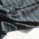 新品 纯棉布单面磨毛深浅墨绿色织竖条纹柔软春秋服装 面料1米价