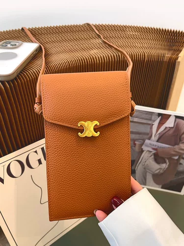 Кожаная сумка через плечо, сумка на одно плечо, маленький мобильный телефон, небольшая сумка, воловья кожа, в корейском стиле