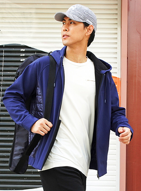 kroceus/地球科学家秋冬户外男女舒适保暖弹力抓绒外套时尚软壳衣