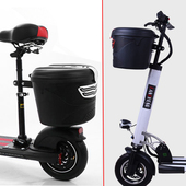 带锁防盗防水塑料车篮折叠车车筐哈雷车前车篓子抗压保温密封菜篮