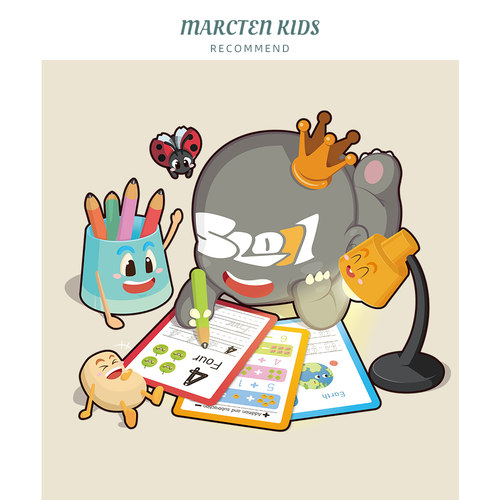 Marcten儿童控笔训练玩具字帖