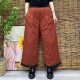 加厚宽松羽 外穿高腰保暖休闲阔腿棉裤 绒长裤 大码 女2025新款 冬季