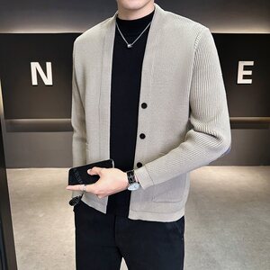 店主风 @针织开衫男 轻奢夹克 休闲外套主推KS24810-P70图片