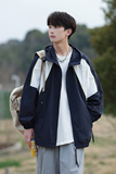 wassuphappy冰丝连帽防晒衣男夏季轻薄款户外撞色凉感钓鱼服外套，男装防晒衣，星座1207-1
