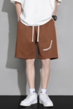 @日系休闲裤男五分裤短裤运动裤抖音菠萝格DK219-P28，男装休闲裤，星座1207-1