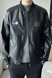 抖音直播新款皮衣男店主风皮夹克机车服男装外套PY0920-P80，男装皮衣，星座1207-1