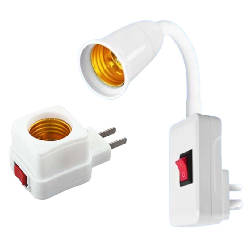 灯座带插头灯头插座一体带开关