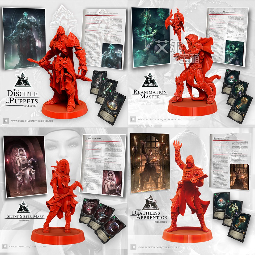 沉默玛丽灵魂操控复活大师阴灵盔甲不死门徒龙与地下城5e跑团桌游