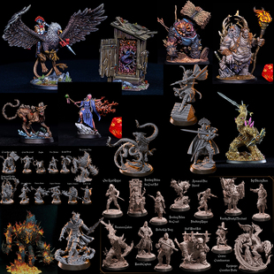 破败城市 盗贼工会 混乱乡村 dnd 酒馆 龙与地下城 桌游 棋子