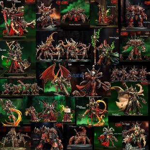 混沌战士叛军 黑色军团 红海盗  恶魔引擎终结者 战棋 棋子模型