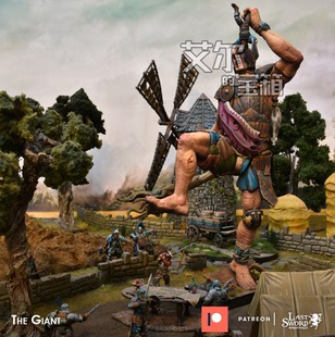 Z锤第三方中古滑翔翼士兵大战巨人弓手梭洛士桌游战棋子树脂摆件