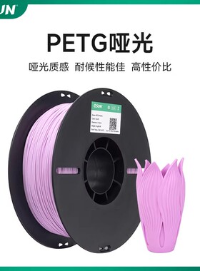 易生eSUN PETG-Matte哑光3D打印机耗材FDM材料 高韧性支撑易剥离